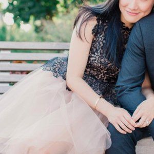 Nha Khanh Karla Peplum Dress Size 0